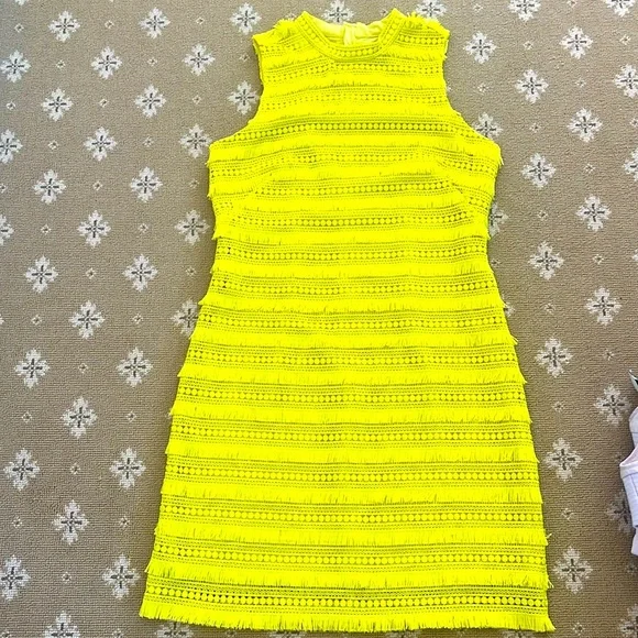 J. Crew | Dresses | Jcrew 4 Bright Yellow Fringe Lace Dress | Poshmark J. Crew | Dresses | Jcrew 4 Bright Yellow Fringe Lace Dress | Poshmark